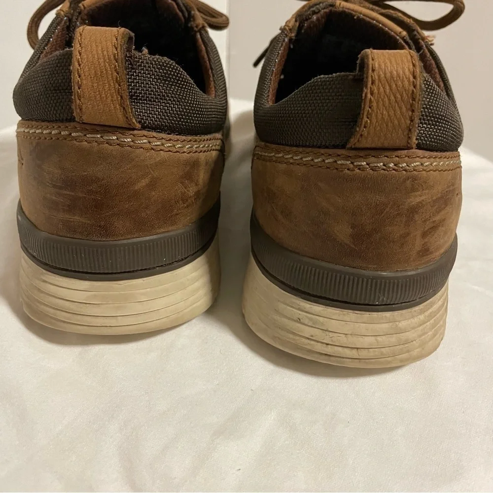 Clarks‎ Shoes Men’s Size 8.5 Braxin Low Comfort Oxford Brown workwear Y2K